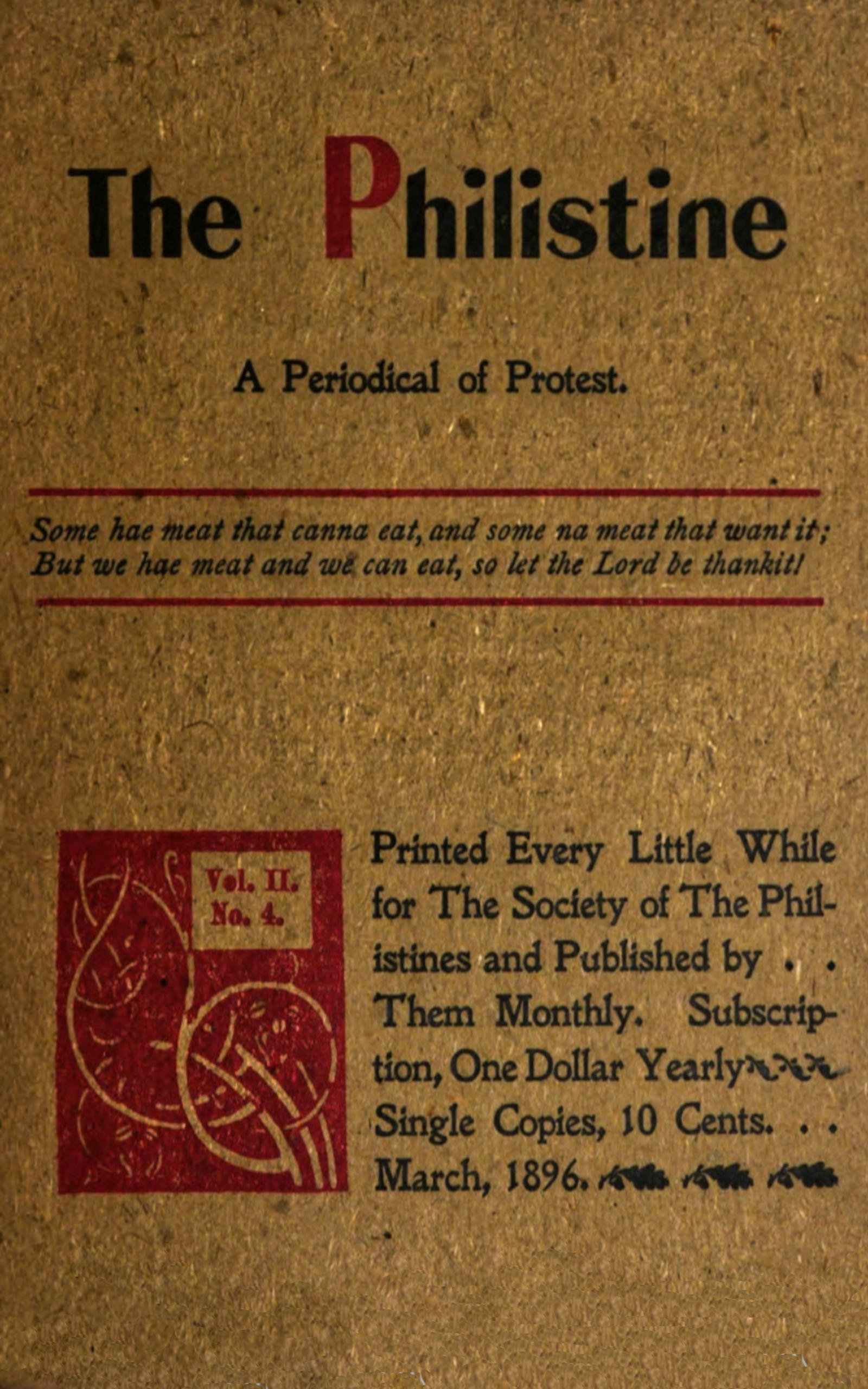 The Philistine The Philistine