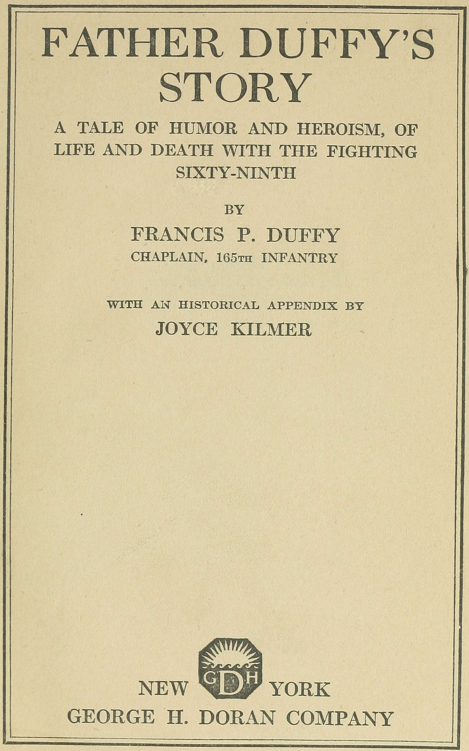 Father Duffy's story